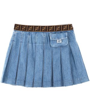Fendi Gonna Light Denim - Blue