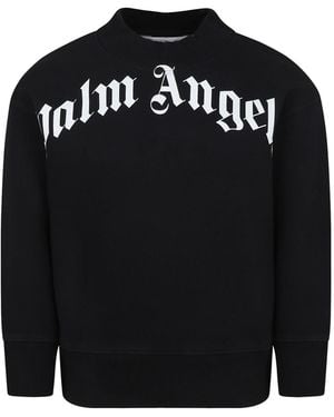 Palm Angels Jersey With Logo - Black