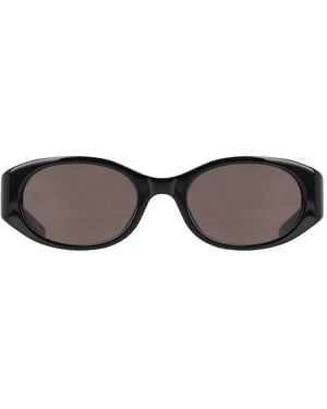 Balenciaga Occhiale Da Sole Rotondo - Gray
