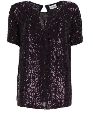 P.A.R.O.S.H. P. A.R. O. H. Blusa Con Paillettes - Black