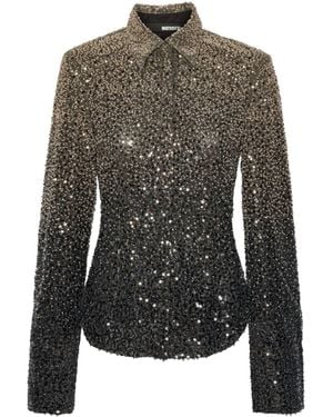 ROTATE BIRGER CHRISTENSEN Shirt With Sequins - Grey
