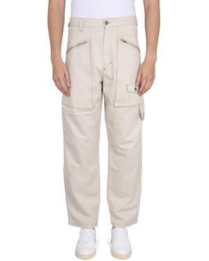 Isabel Marant Mini Button-Up Trousers - Natural