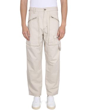 Isabel Marant Mini Button-Up Trousers - Natural