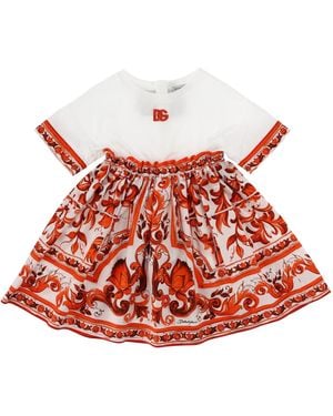Dolce & Gabbana Vestito Maniche Corte - Red