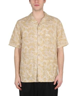 East Harbour Surplus Paisley Print Shirt - Natural