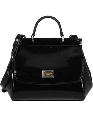 Dolce & Gabbana Shoulder Bag "Patent Leather" - Black