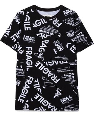 MM6 by Maison Margiela Maglietta - Nero