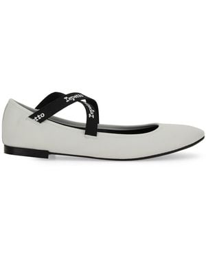 Repetto Calfskin Flats Family - White