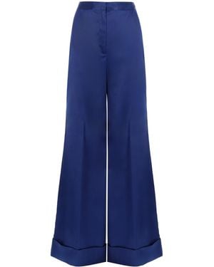 Self-Portrait Pantalone Ampio - Blue