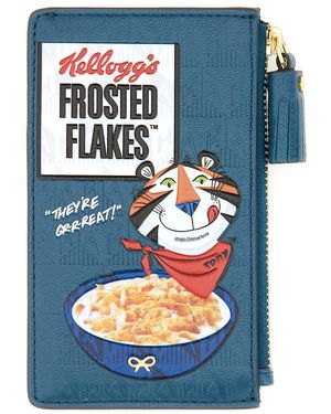 Anya Hindmarch "Frosted Flakes" Wallet - Blue