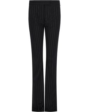 Sportmax Pantalone Slim Flare - Black