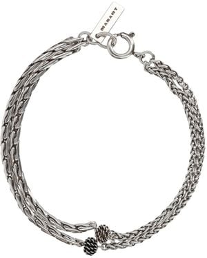 Isabel Marant Bracciale "Gb" - Metallic