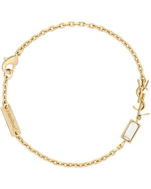 Saint Laurent Bracciale "Cassandre" - Natural