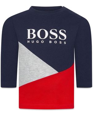 BOSS Long Sleeve Tee Shirt - Blue