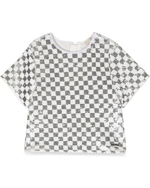 Michael Kors Top Mc Squares - White