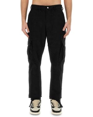 Marcelo Burlon Cargo Trousers - Black