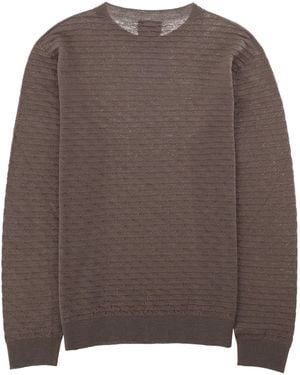 Giorgio Armani Maglia Girocollo - Brown