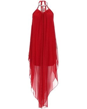 JOSHE Abito Collier Con Inserti Gioiello - Red