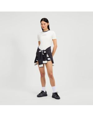 Ellesse Lauter Slim Tee Off - White