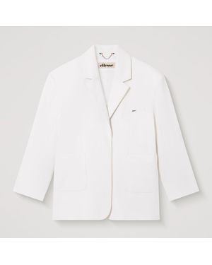 Ellesse Tailored Blazer Off - White