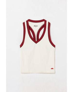 Ellesse Paro Tank Top Ecru - White