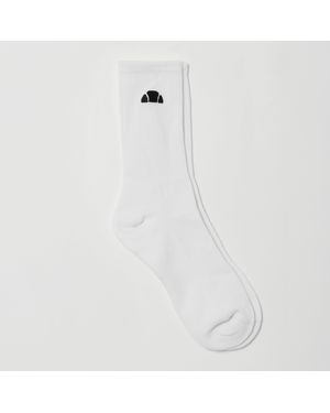 Ellesse Alacre Socks 3 Pack - White