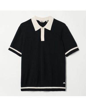 Ellesse Tuccia True Knit Polo - Black
