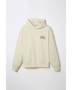 Ellesse Caffe Overhead Hoodie Ecru - Natural