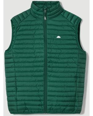 Ellesse Pal Padded Gilet Dark - Green