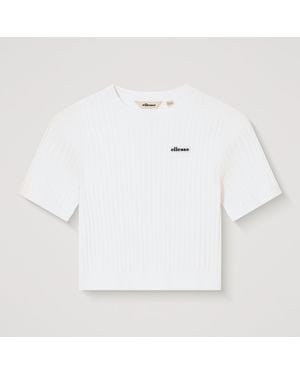 Ellesse Court Tee - White