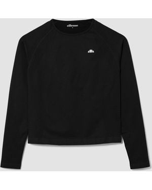 Ellesse D'Irene Long Sleeve Top - Black