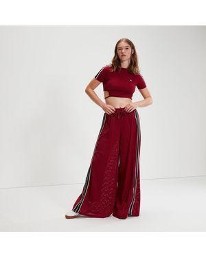 Ellesse Maldonado Crop Tee Burgundy - Red