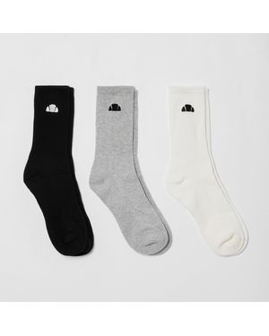 Ellesse Alacre Socks 3 Pack - White