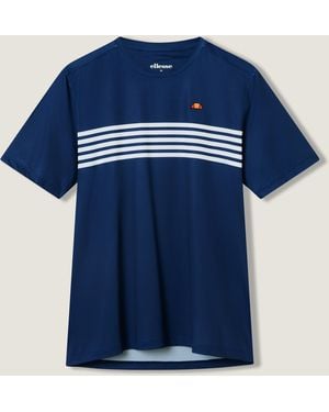 Ellesse Court Performance Crew T-Shirt - Blue