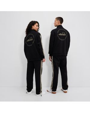 Ellesse Zaragoza 1/2 Zip Track Top - Black