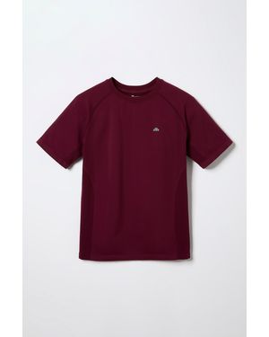 Ellesse Drexani Short Sleeve Seamless Tee Crimson - Red