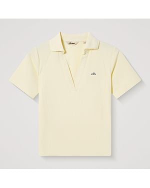 Ellesse Tulle Polo Shirt - Natural