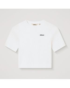 Ellesse Court Tee Off - White