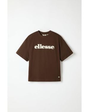 Ellesse Visio Tee Dark - Brown