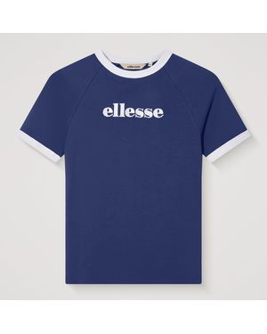 Ellesse Albenga Tee Dark/Off - Blue