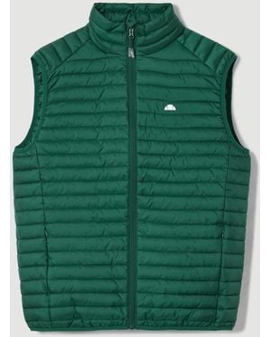 Ellesse Pal Padded Gilet Dark - Green