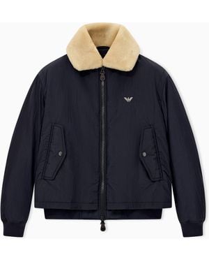 Emporio Armani 2-In-1 Nylon Blouson Hong Kong Capsule - Blue