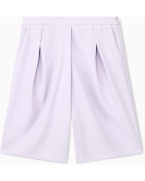 Emporio Armani Bermuda Shorts - Purple