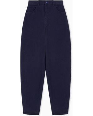 Emporio Armani J7I Jeans Oval Leg Garment-Dyed Signature Capsule - Blue