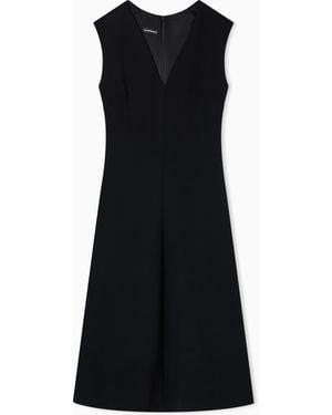 Emporio Armani Flared Dress - Black