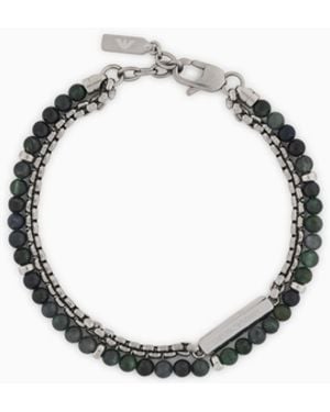 Emporio Armani Stainless Steel Bracelet - Blue
