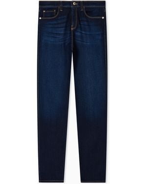 Emporio Armani J20 High-Waisted Super-Skinny Leg Jeans - Blue
