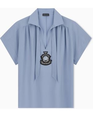 Emporio Armani Unlined Shirt - Blue