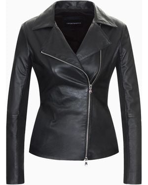 Emporio Armani Jersey Insert Jacket - Black