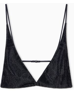 Emporio Armani Bralette Top Covered - Black